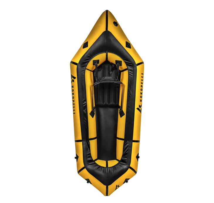 Packraft Bäst i test Kokopelli Rogue Packraft R-Deck Yellow